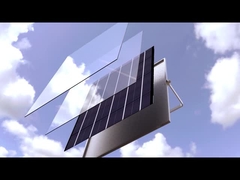 200w tấm pin mặt trời đèn LED ánh sáng lũ thay đổi màu sắc với nhịp điệu RGB nhôm