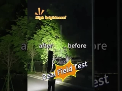 180lm / W Ip65 tích hợp tất cả trong một đèn LED ánh sáng đường phố mặt trời Dự án lớn trang trí giá hiện đại