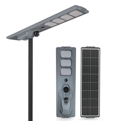 Kiểm soát ánh sáng thông minh Đèn mặt trời đường phố với camera và pin Lithium Iron Phosphate 75Ah