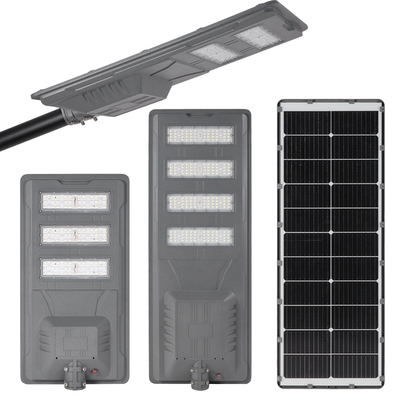 100w 150w 200w 300w 400w tùy chỉnh Ip66 tích hợp tất cả trong một đèn đường năng lượng mặt trời