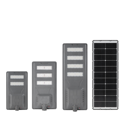 Tất cả trong một đèn LED chống nước đèn đường cảm biến chuyển động đèn đường năng lượng mặt trời